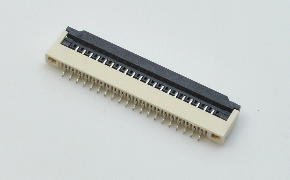 FPC/FFC連接器 0.5mm-20P/21/22/23/24P/25/26/28/30PIN 翻蓋下接,樱桃在线视频网站