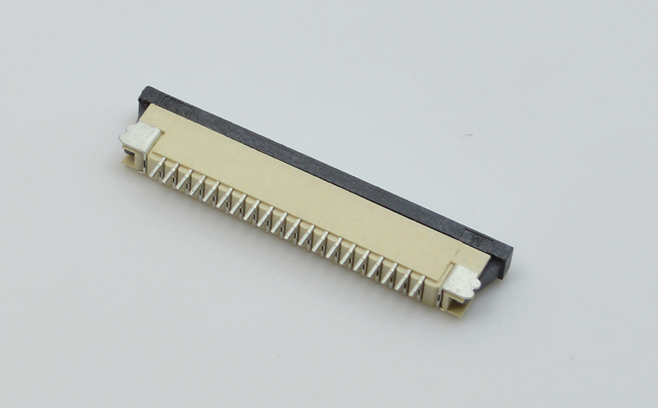 FPC/FFC連接器 0.5MM間距前插後翻 軟排線座翻蓋上接50P,樱桃在线视频网站