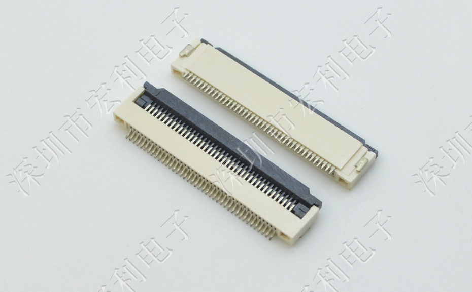 FFC/FPC插座 軟排線接插件 樱桃视频APP下载 間距1.0mm 11P 下接翻蓋式