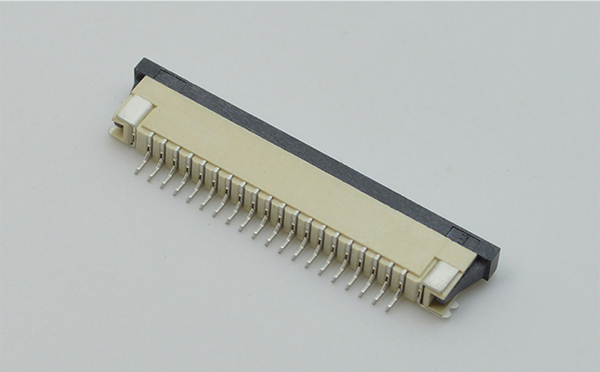FPC插座，FFC軟排線連接器,FFC接插件1.0間距28P下接抽屜式