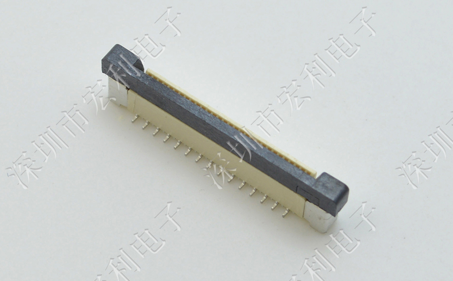 FFC/FPC軟排線0.5mm間距-60P立貼正錯位帶鎖 軟排線插座樱桃视频APP下载