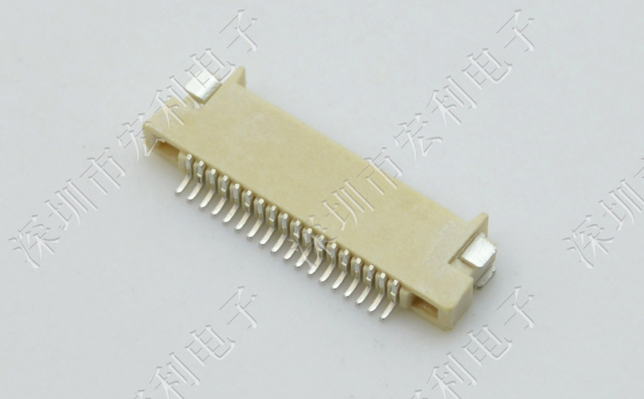 FFC/樱桃视频APP下载 間距0.5mm H1.5 13P雙麵接觸貼片接插件 SMT排插座