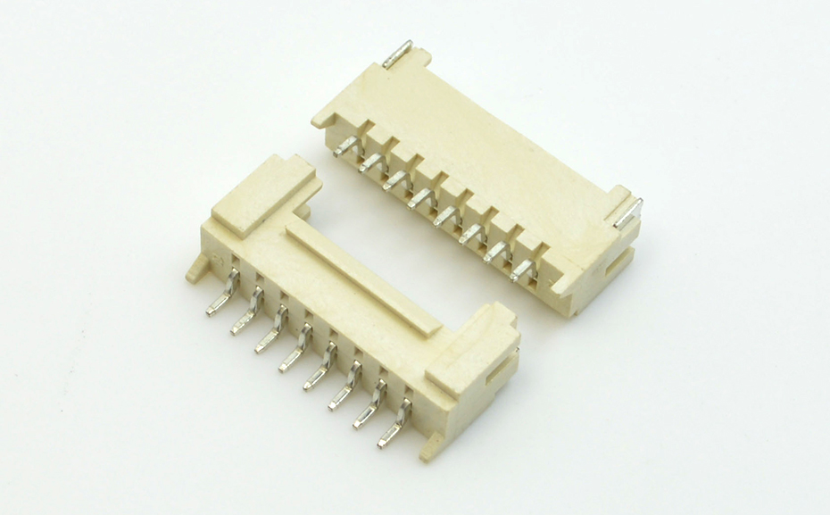 HY2.0mm間距 5P 帶鎖扣單排臥式貼片插座 PCB板SMT貼片條形連接器,樱桃在线视频网站